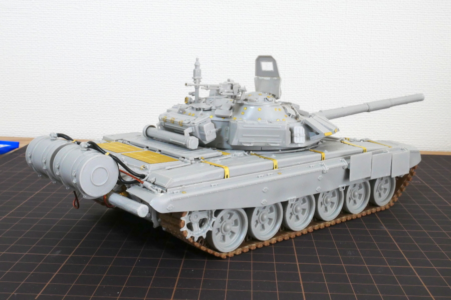 T-72B Mod.1990 トランペッター 1/35 組立完了