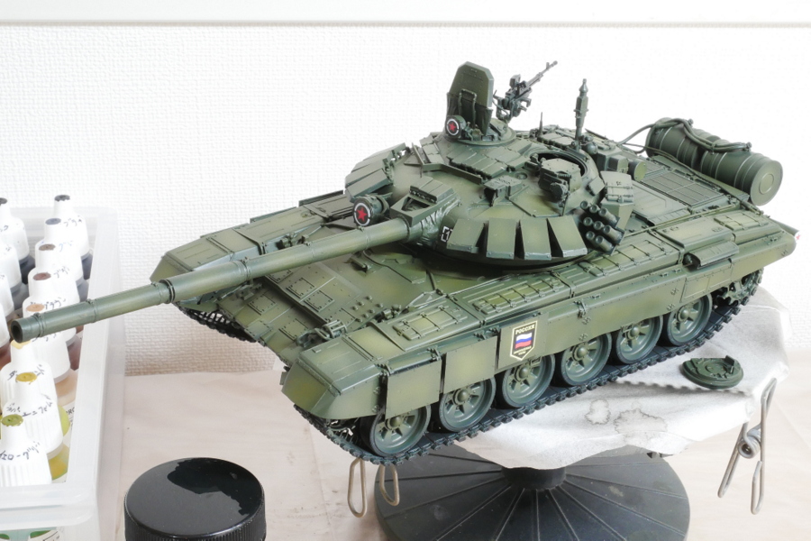 T-72B Mod.1990 トランペッター 1/35 グラデーション塗装