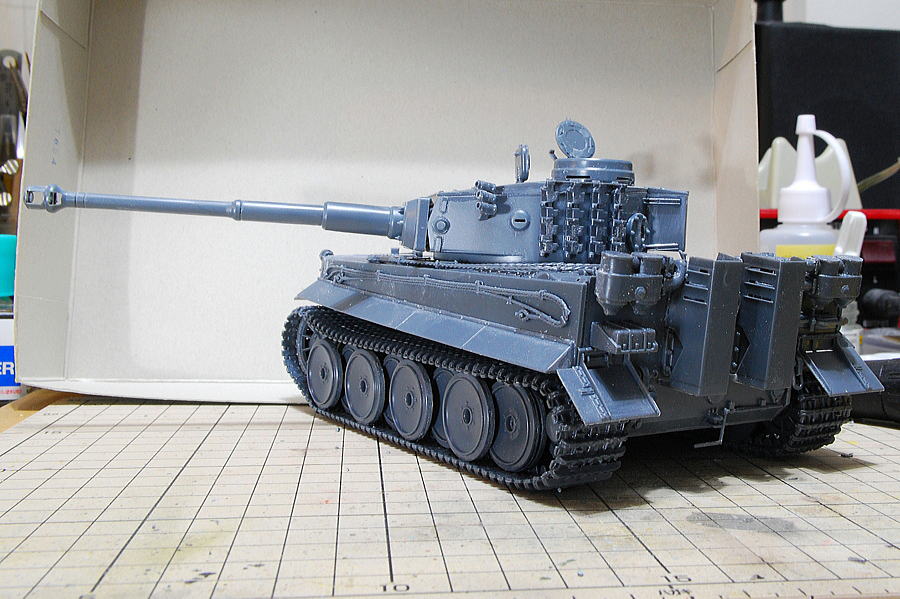 タイガー重戦車 ティーガーI 初期型 イタレリ 1/35 組立完了