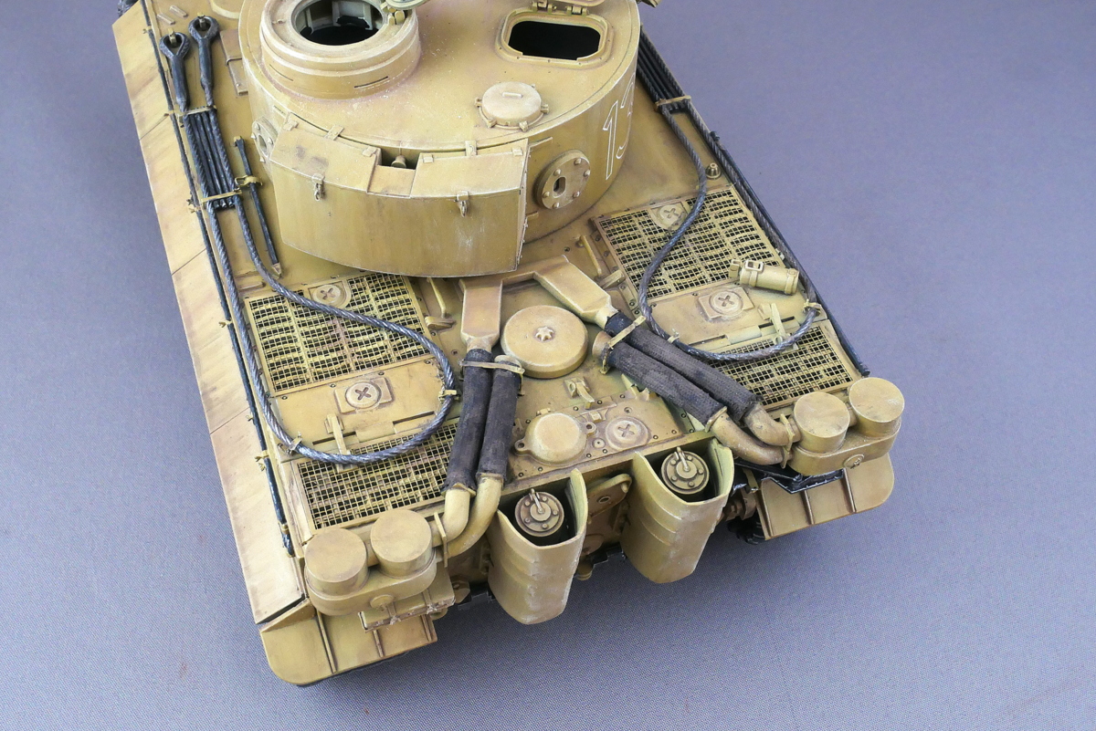 ドイツ重戦車 タイガーI 極初期型 アフリカ仕様 タミヤ 1/35 完成写真