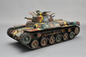 九七式中戦車 チハ ファインモールド 1/35 組立と塗装・製作記・完成写真
