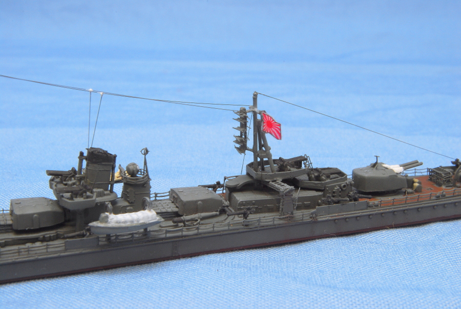 駆逐艦 雪風 1945年 フジミ 1/700 完成写真 添付のデカールを紛失