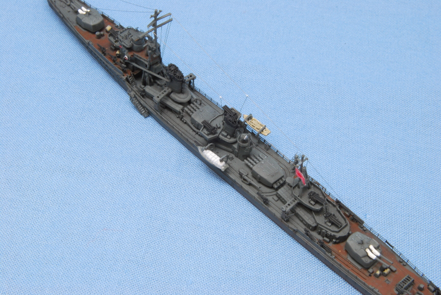 駆逐艦 雪風 1945年 フジミ 1/700 完成写真 魚雷