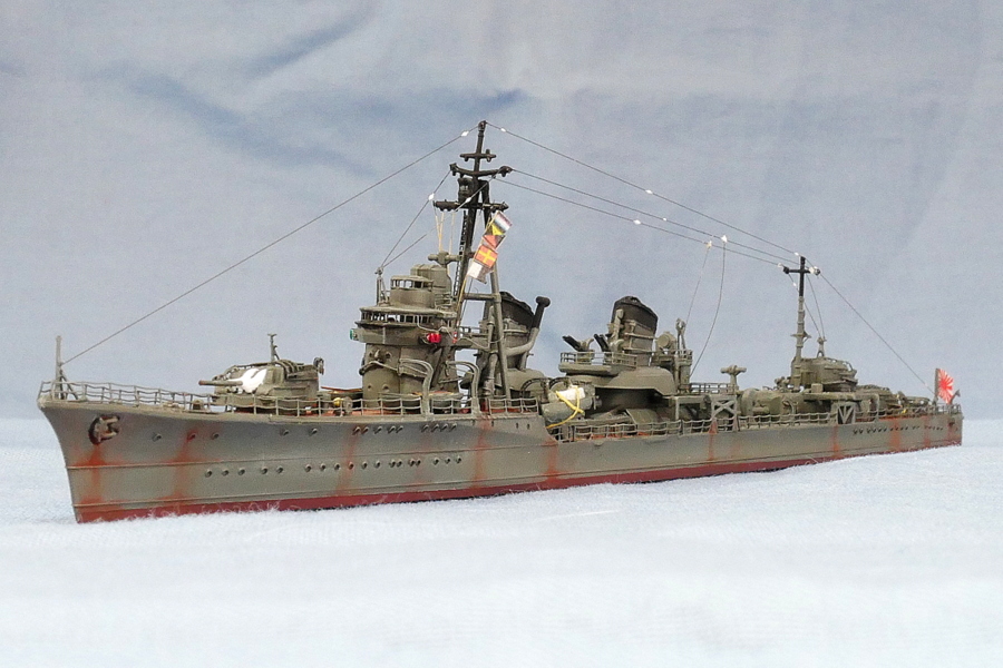 特型駆逐艦II型 綾波 1941年 ヤマシタホビー 1/700 組立と塗装・製作記・完成写真