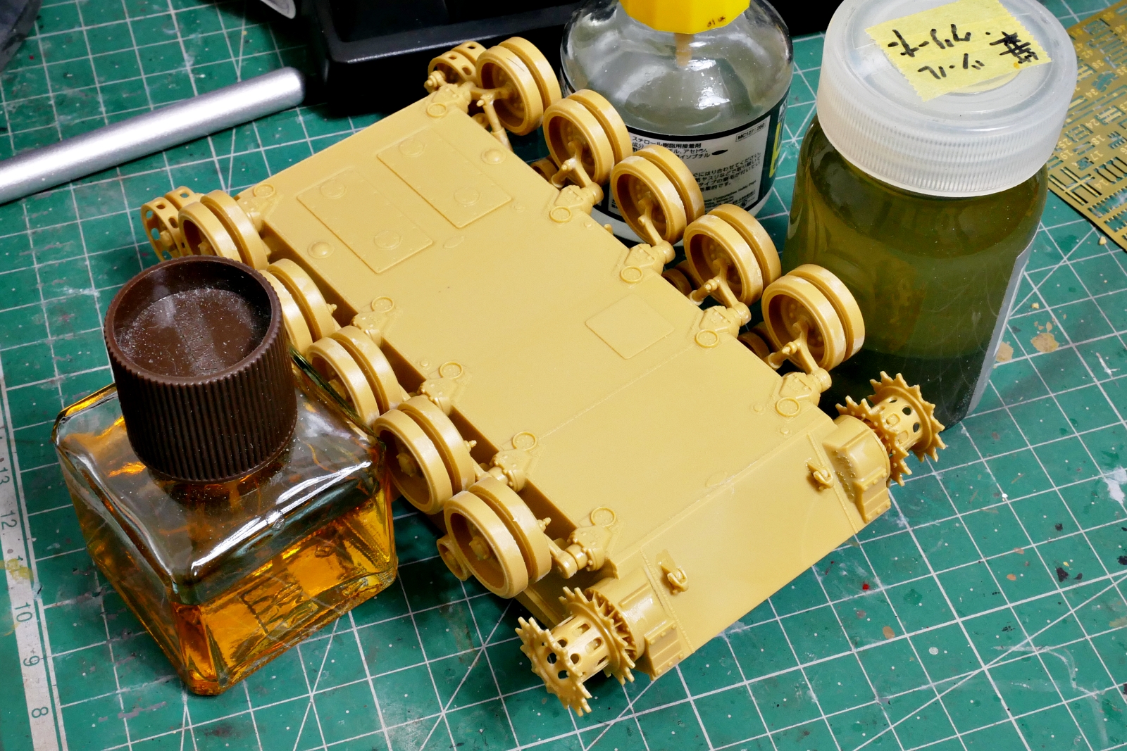 M24チャーフィー軽戦車, 陸上自衛隊, ブロンコモデル, 1/35, プラモデル製作手順, 組立と塗装, 製作記, 完成写真