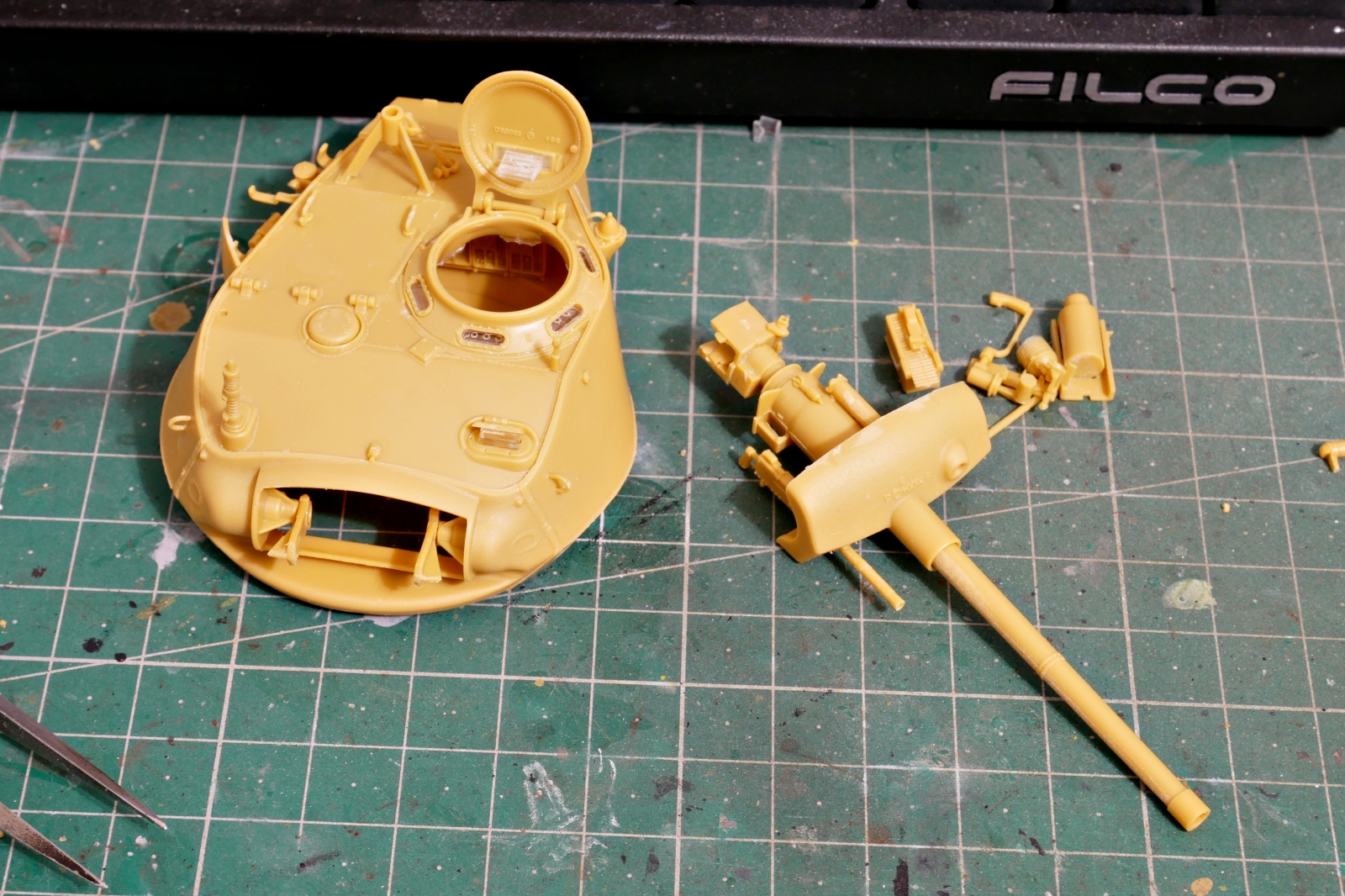 M24チャーフィー軽戦車, 陸上自衛隊, ブロンコモデル, 1/35, プラモデル製作手順, 組立と塗装, 製作記, 完成写真