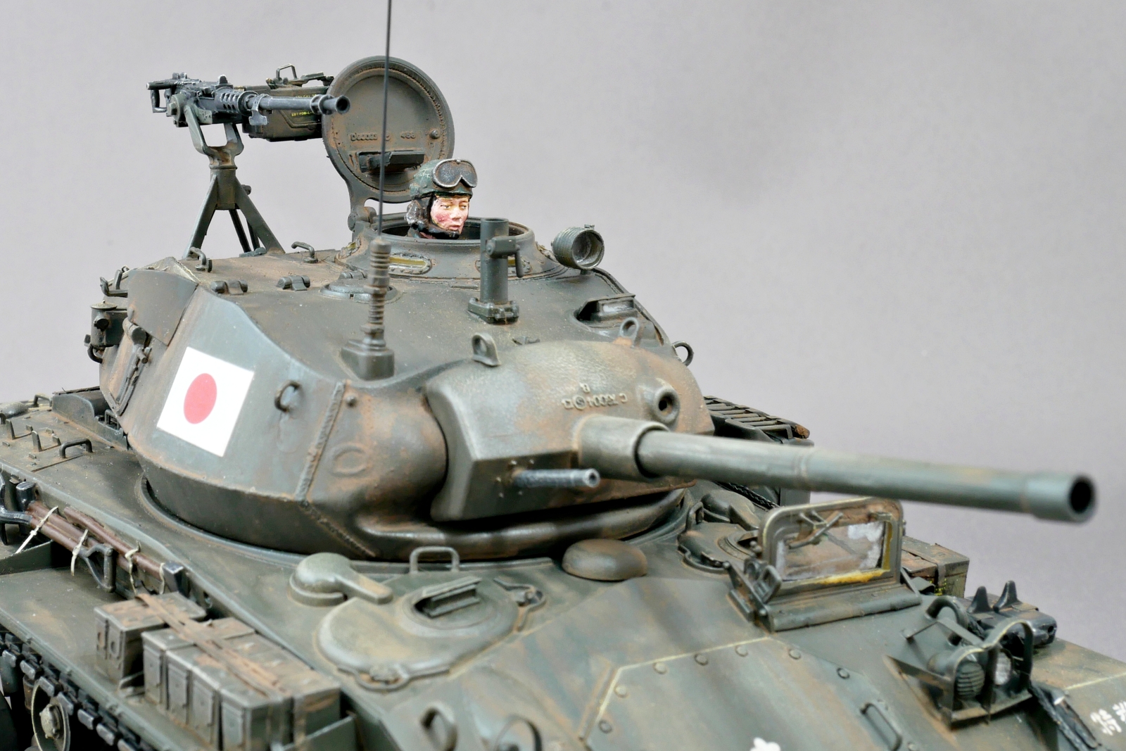 M24チャーフィー軽戦車, 陸上自衛隊, ブロンコモデル, 1/35, プラモデル製作手順, 組立と塗装, 製作記, 完成写真