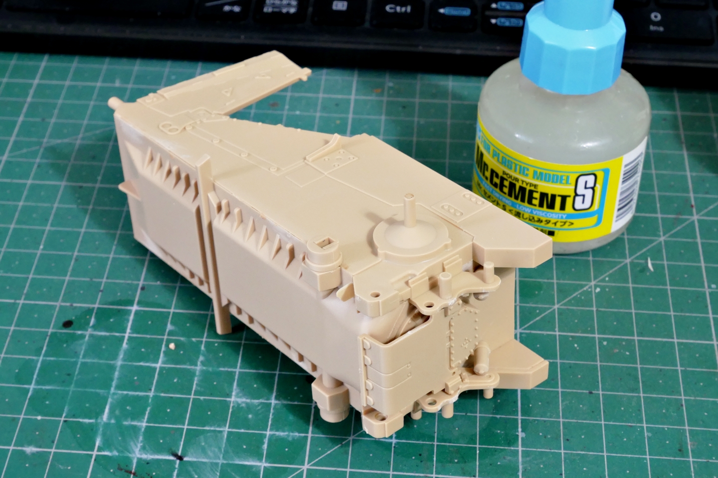 D9R, 装甲ブルドーザー, メンモデル, 1/35, プラモデル製作手順, 組立と塗装, 製作記, 完成写真