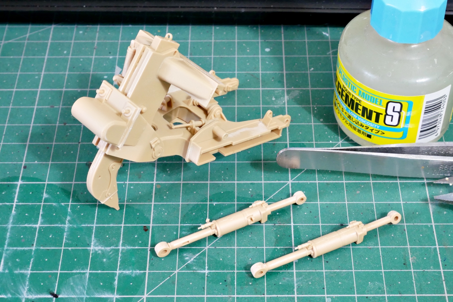 D9R, 装甲ブルドーザー, メンモデル, 1/35, プラモデル製作手順, 組立と塗装, 製作記, 完成写真