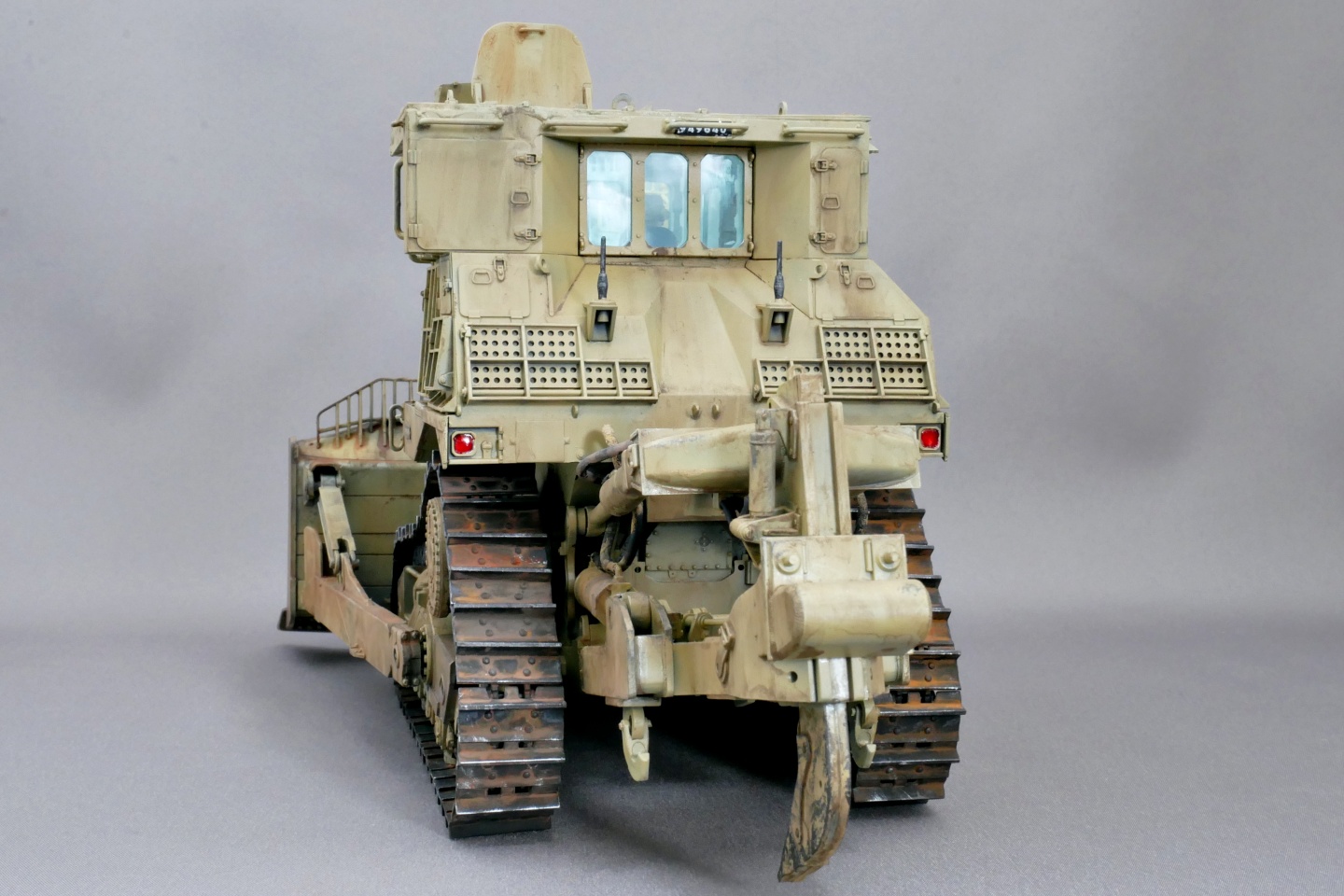 D9R, 装甲ブルドーザー, メンモデル, 1/35, プラモデル製作手順, 組立と塗装, 製作記, 完成写真