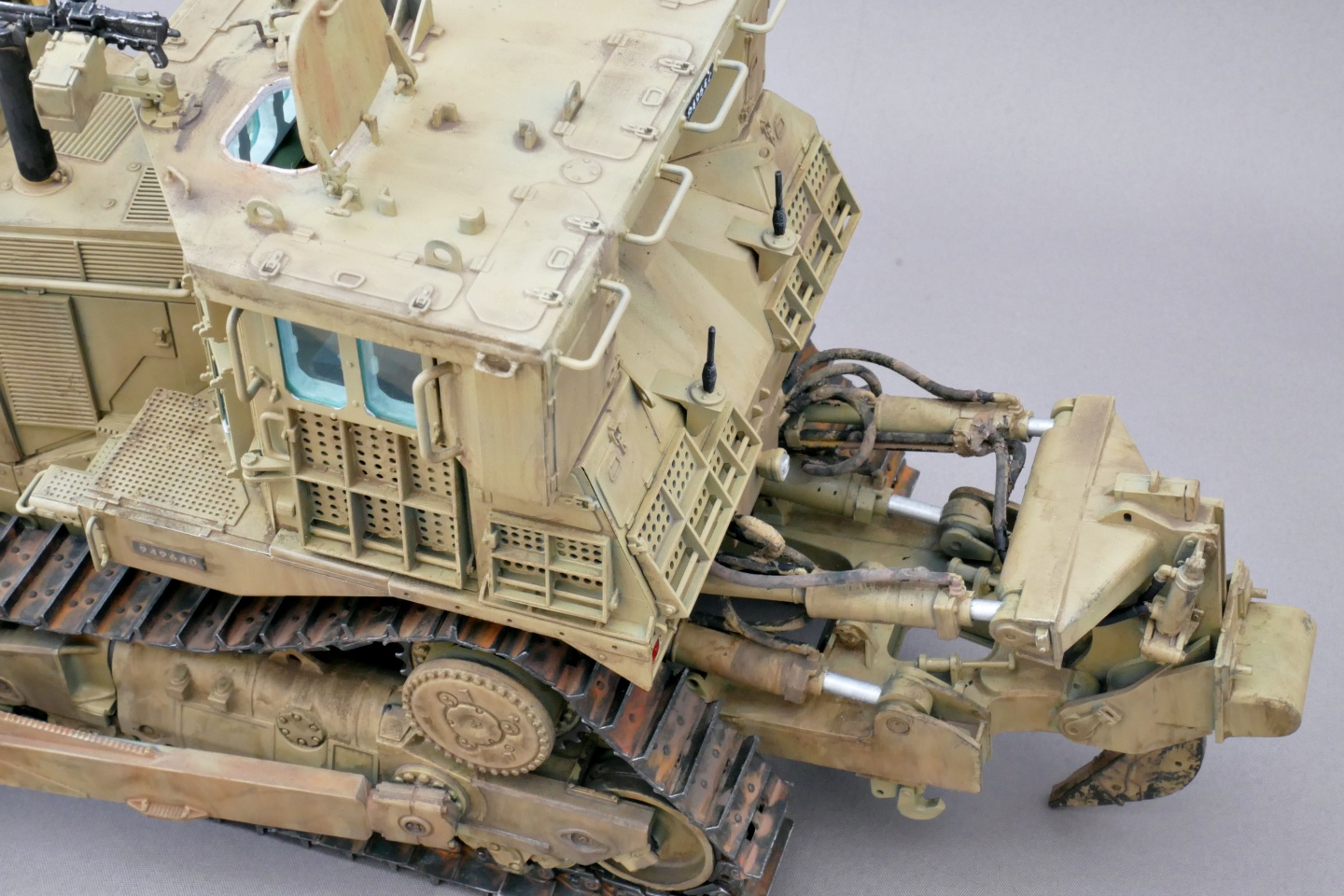 D9R, 装甲ブルドーザー, メンモデル, 1/35, プラモデル製作手順, 組立と塗装, 製作記, 完成写真