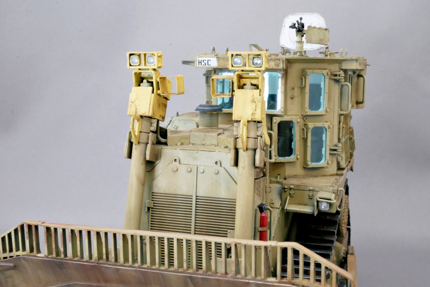 D9R, 装甲ブルドーザー, メンモデル, 1/35, プラモデル製作手順, 組立と塗装, 製作記, 完成写真