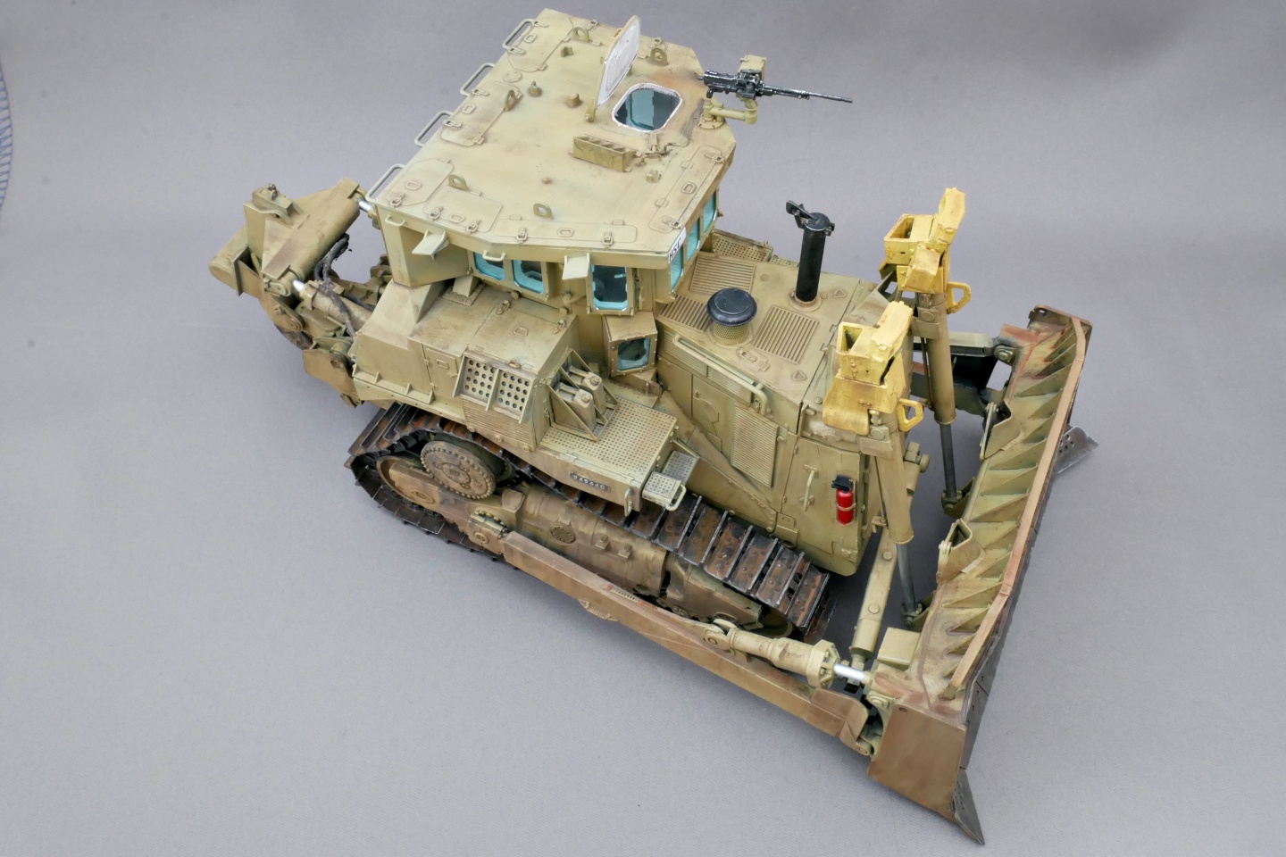 D9R, 装甲ブルドーザー, メンモデル, 1/35, プラモデル製作手順, 組立と塗装, 製作記, 完成写真