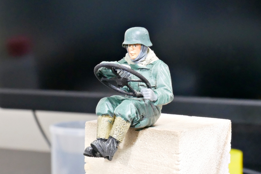 ドイツ軍 ダイムラーベンツ L-4500 軍用トラック ズベズダ 1/35 プラモデル製作手順 組立と塗装 製作記 完成写真