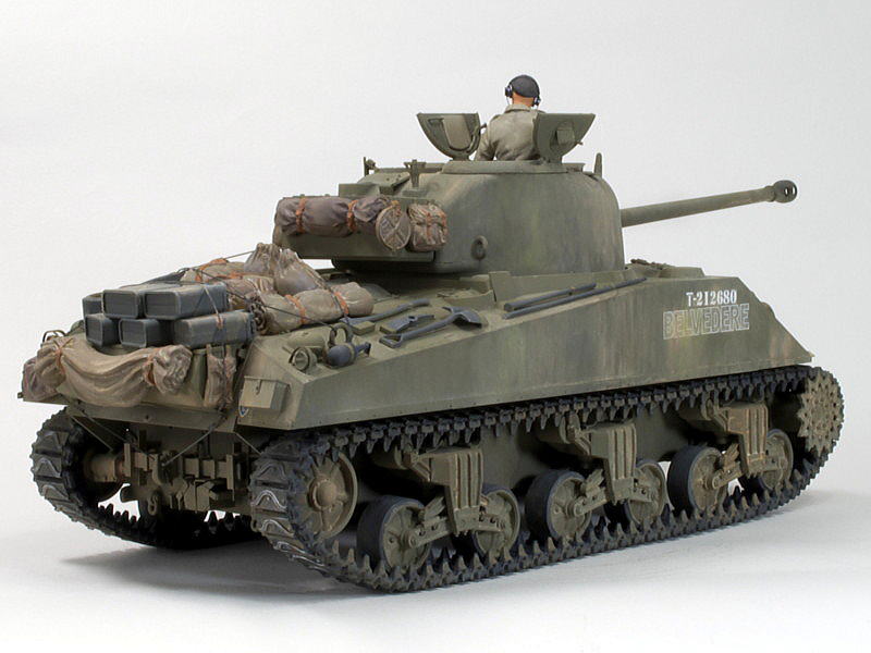 ブリティッシュ・シャーマン ファイアフライ イギリス軍戦車 タスカ 1/35 組立と塗装・製作記・完成写真, プラモデル | 細密桃源郷  プラモデル製作記