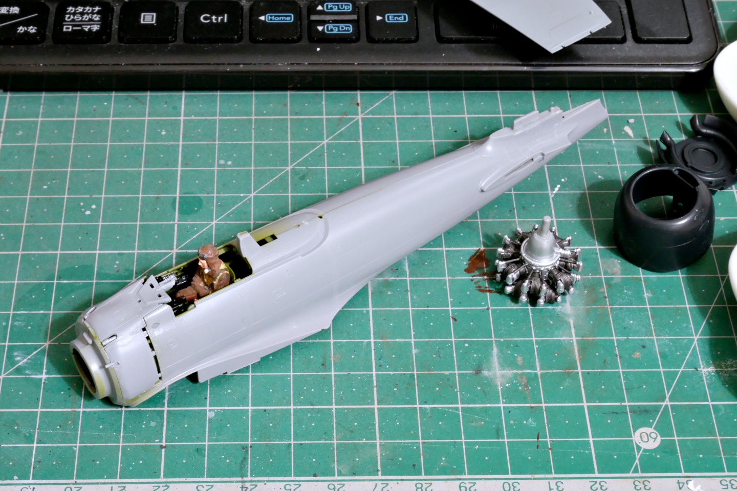 大日本帝国海軍 三菱 零式艦上戦闘機二二型 タミヤ 1/48 プラモデル製作手順 組立と塗装 製作記 完成写真
