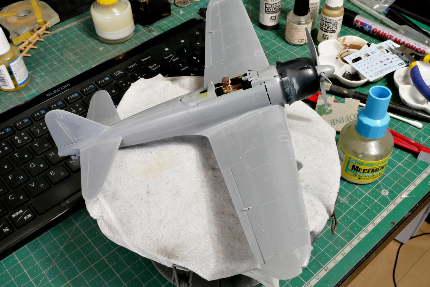 大日本帝国海軍 三菱 零式艦上戦闘機二二型 タミヤ 1/48 プラモデル製作手順 組立と塗装 製作記 完成写真