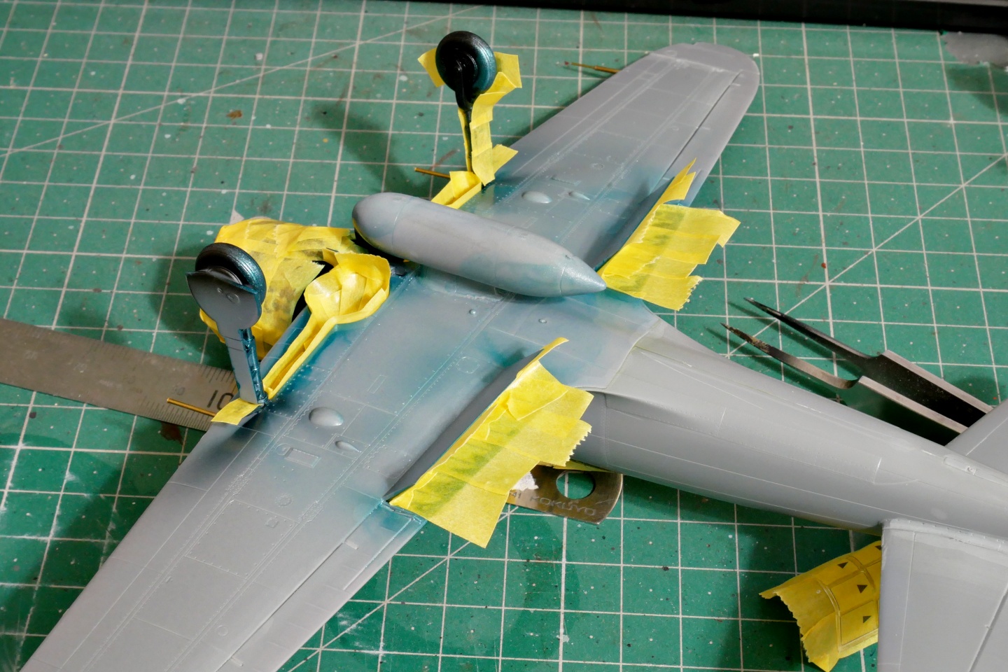 大日本帝国海軍 三菱 零式艦上戦闘機二二型 タミヤ 1/48 プラモデル製作手順 組立と塗装 製作記 完成写真