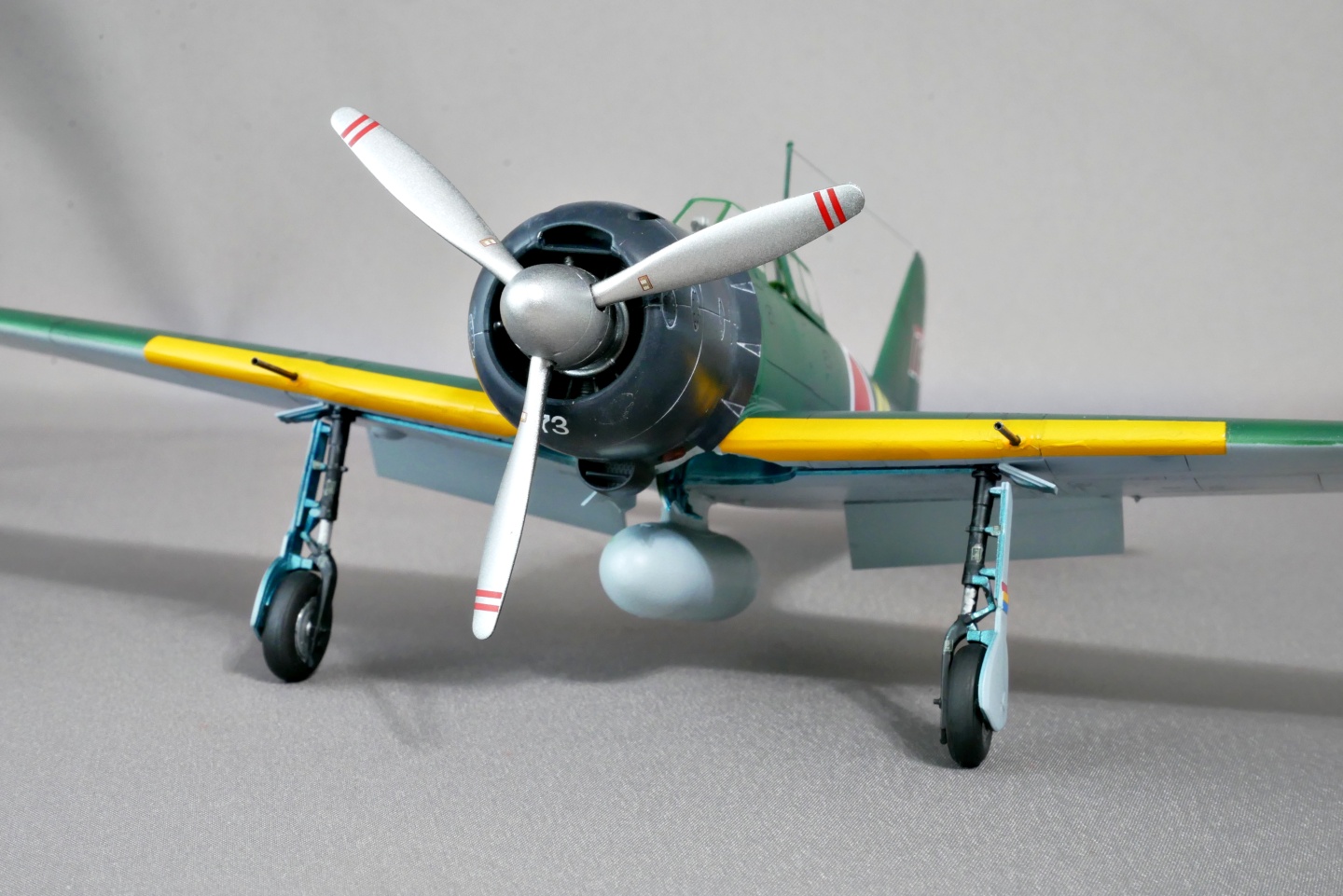 大日本帝国海軍 三菱 零式艦上戦闘機二二型 タミヤ 1/48 プラモデル製作手順 組立と塗装 製作記 完成写真