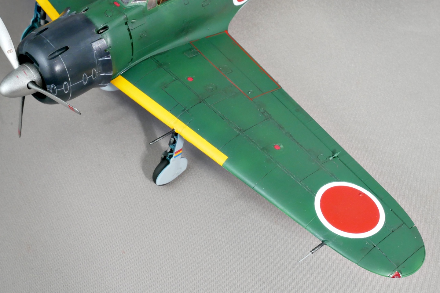大日本帝国海軍 三菱 零式艦上戦闘機二二型 タミヤ 1/48 プラモデル製作手順 組立と塗装 製作記 完成写真