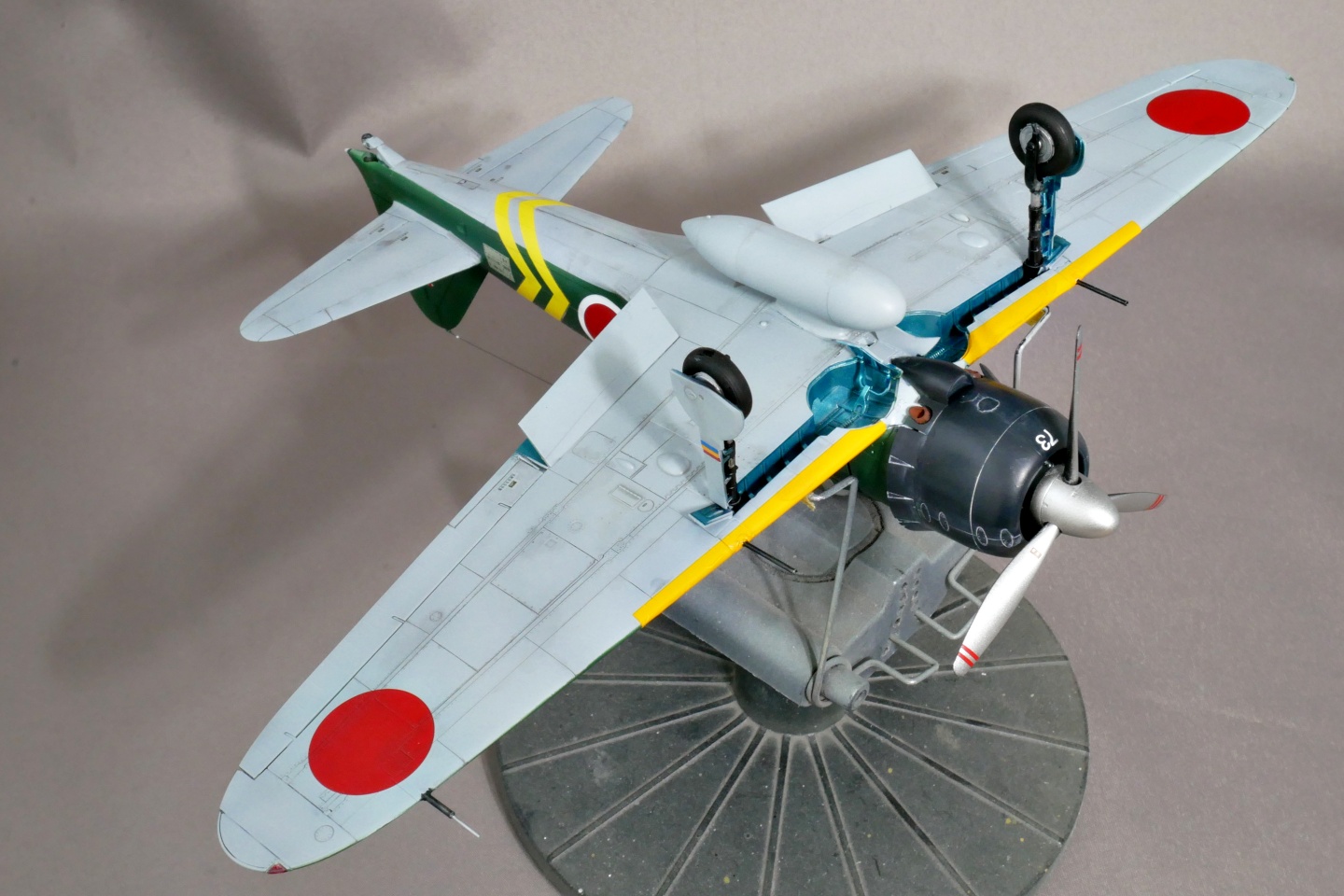 大日本帝国海軍 三菱 零式艦上戦闘機二二型 タミヤ 1/48 プラモデル製作手順 組立と塗装 製作記 完成写真
